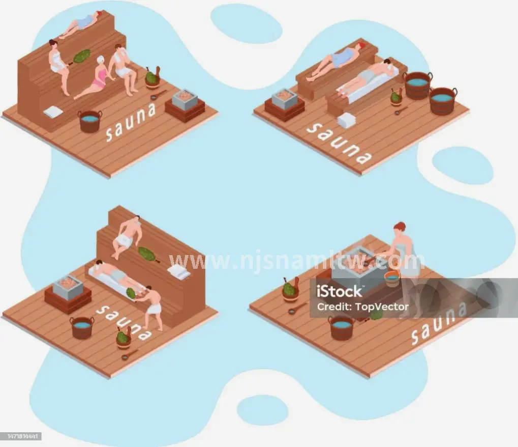 桑拿后的舒畅感